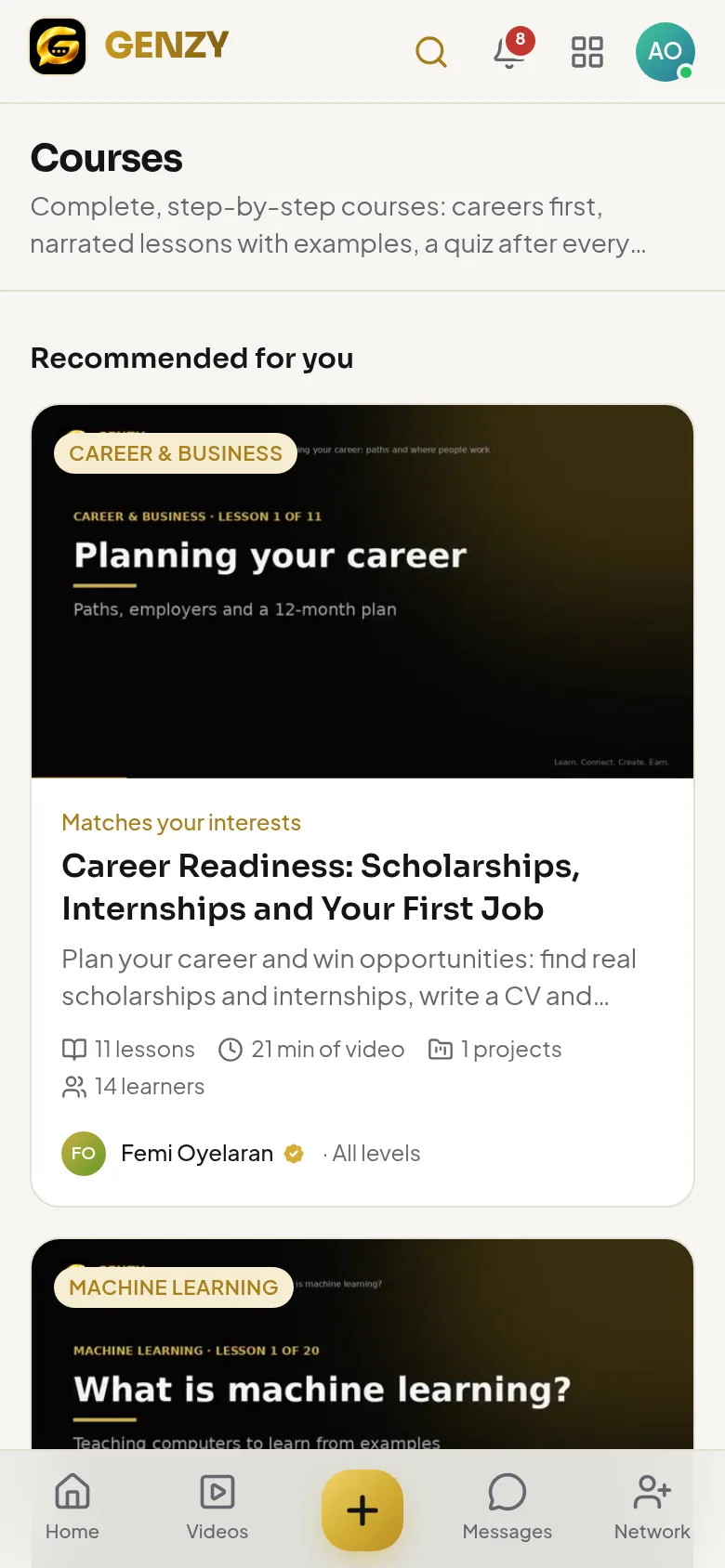 GENZY Courses
